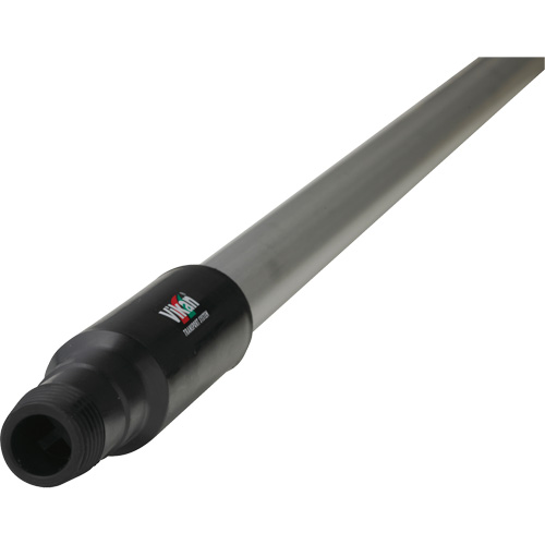 Manche de la s&eacute;rie Transport, Aluminium/Polypropyl&egrave;ne, Ergonomique, Pointe Filetage europ&eacute;en, 1-1/4" dia, 59" lo Sécurité Médic