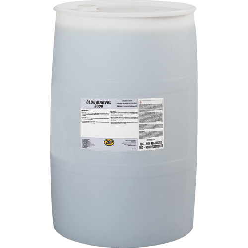 Produit nettoyant pour camions et remorques Blue Marvel 2000, 210 L, Baril Sécurité Médic