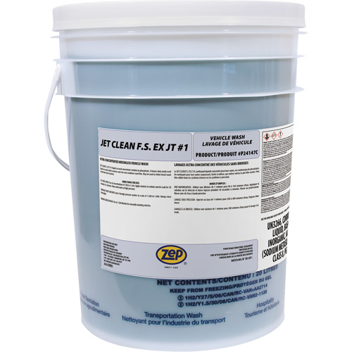Produit de pr&eacute;nettoyage sans brossage pour v&eacute;hicules Jet Clean, 20 L, Seau Sécurité Médic