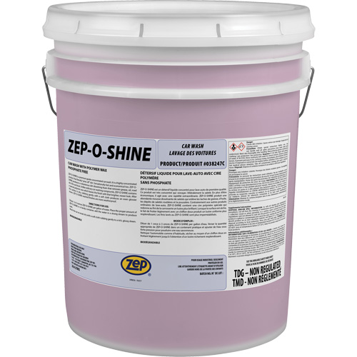 Zep-O-Shine Car Wash Waxing Detergent Sécurité Médic