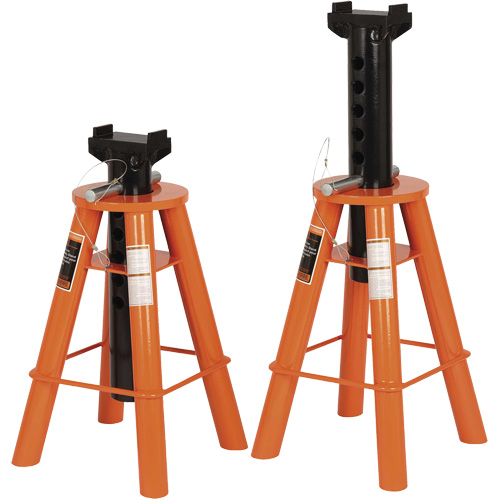 873A Low-Profile Truck Stand Set, 10 Tons Capacity, 20-1/2" - 30" H Sécurité Médic