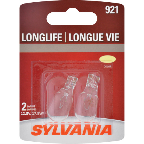 921 Long Life Mini Automotive Bulb, Incandescent, 17.9 W, Off White Sécurité Médic