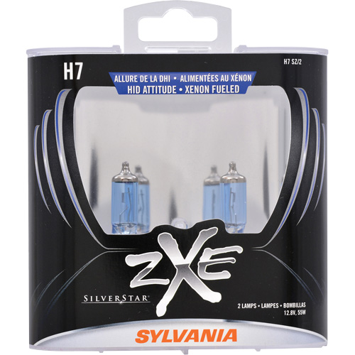H7 SilverStar&reg; zXe Headlight Bulb, Halogen/HID, 56 W, White Sécurité Médic
