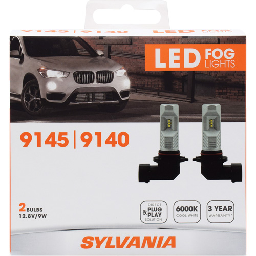 9145 Fog Light Bulb, LED, 65 W, White Sécurité Médic