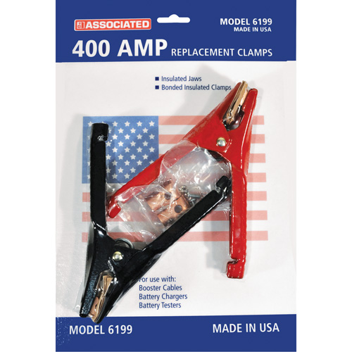 400 Amp Professional Heavy-Duty Booster Cable Clamps Sécurité Médic