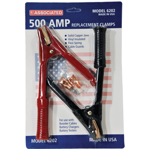 500 Amp Professional Heavy-Duty Booster Cable Clamps Sécurité Médic