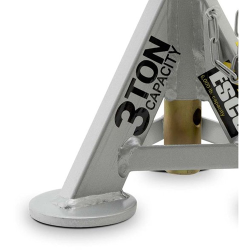 Performance Shorty Low Profile Jack Stands, 3 tons Capacity, 11" - 17" H Sécurité Médic