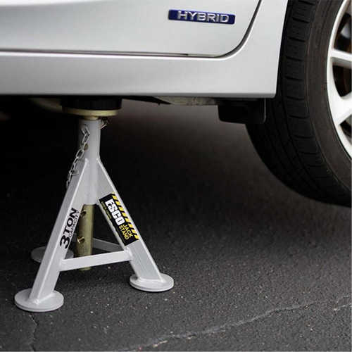 Performance Shorty Low Profile Jack Stands, 3 tons Capacity, 11" - 17" H Sécurité Médic