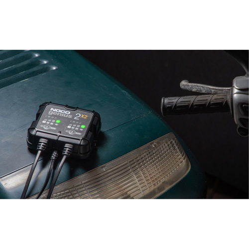 Genius&reg; 2X2 2-Bank, 4-Amp Battery Charger Sécurité Médic