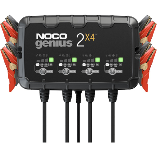 Genius&reg; 2X4 4-Bank, 8-Amp Battery Charger Sécurité Médic