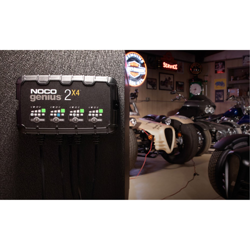Genius&reg; 2X4 4-Bank, 8-Amp Battery Charger Sécurité Médic