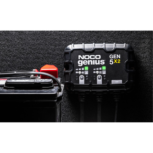 Genius&reg; Gen5X2 2-Bank, 10-Amp On-Board Battery Charger Sécurité Médic