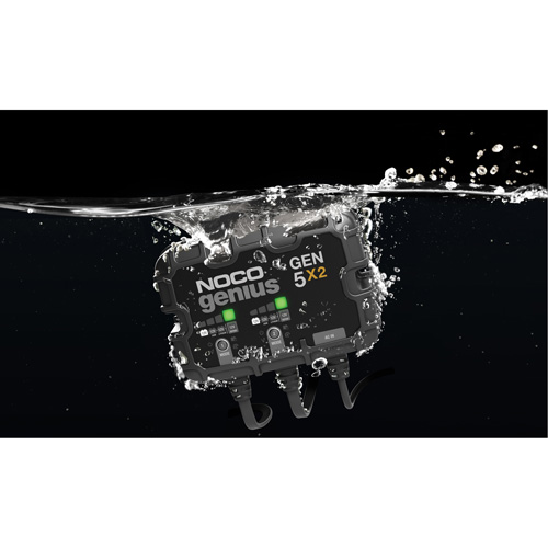 Genius&reg; Gen5X2 2-Bank, 10-Amp On-Board Battery Charger Sécurité Médic