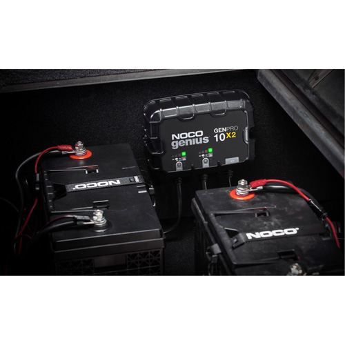 Genius&reg; GenPro10X2 2-Bank, 20-Amp On-Board Battery Charger Sécurité Médic
