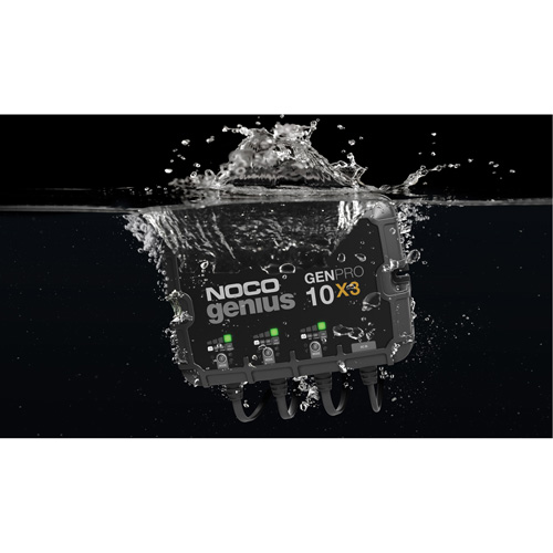 Genius&reg; GenPro10X3 3-Bank, 30-Amp On-Board Battery Charger Sécurité Médic
