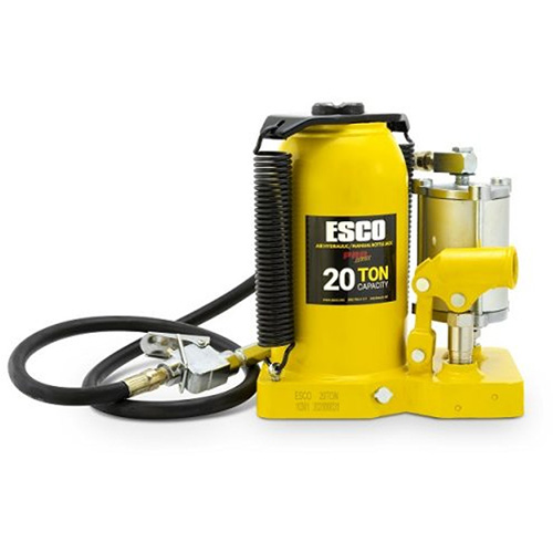Pro Series Bottle Jack, 20 Ton(s), Air Hydraulic, 20" Raised Height Sécurité Médic