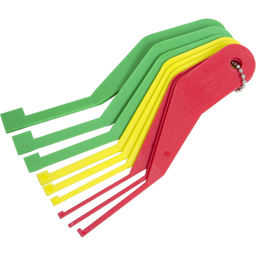 9-Piece Combination Brake Lining Thickness Gauge Set Sécurité Médic