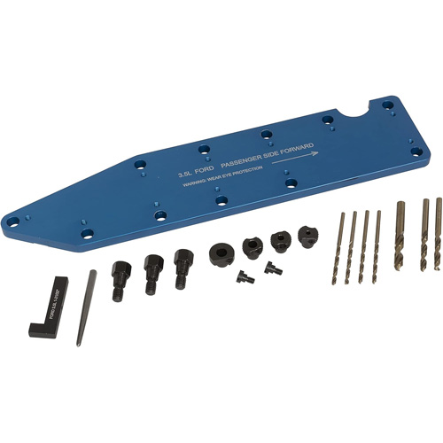 Gabarit de perçage pour installation sur collecteur pour Ford 3,5 L Ecoboost Sécurité Médic
