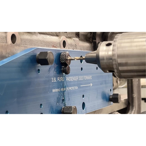 Gabarit de perçage pour installation sur collecteur pour Ford 3,5 L Ecoboost Sécurité Médic