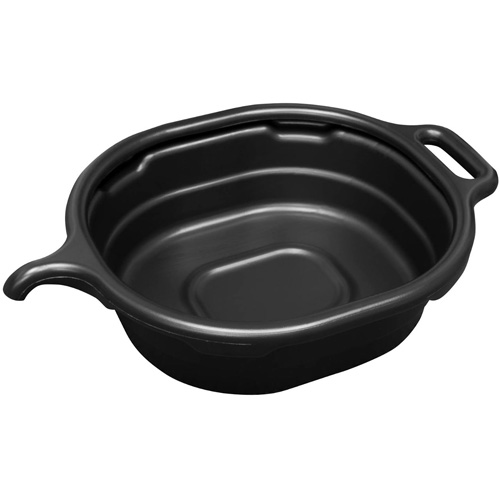 Black Oval Drain Pan Sécurité Médic