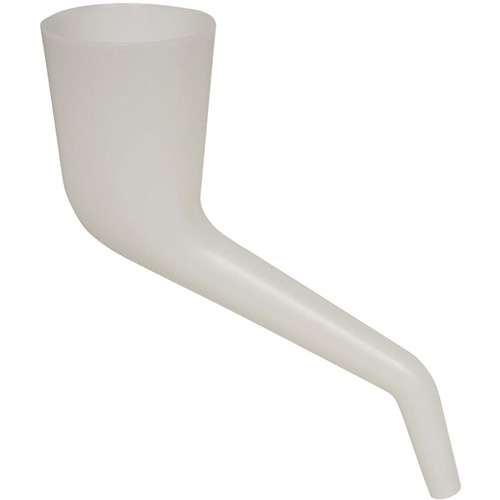 Translucent Right Angle Funnel, Plastic Sécurité Médic