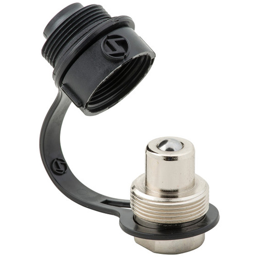 Coupler High Flow Male Side, Steel, 3/8", Male NPTF, 10000 PSI Sécurité Médic