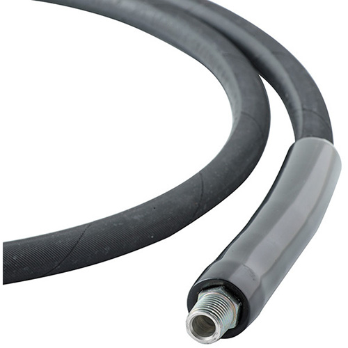 Hose, Hydraulic, Rubber, 1/4" dia. x 10', 10000 PSI, 3/8 NPT Sécurité Médic
