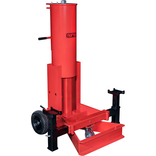 Cric de levage &agrave; air, Capacit&eacute; de 10 tonne(s), 12-1/4" - 49-1/2" h Sécurité Médic