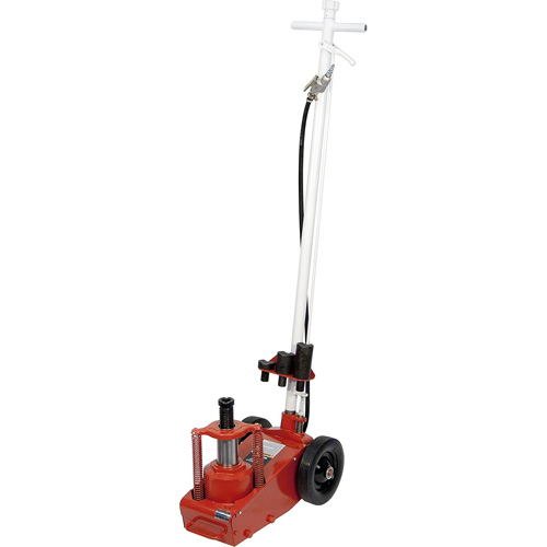 Cric d'essieu, 22 tonne(s) Capacit&eacute;, 9" Abaiss&eacute;e, 22" &eacute;lev&eacute;e, Air comprim&eacute;/hydraulique Sécurité Médic