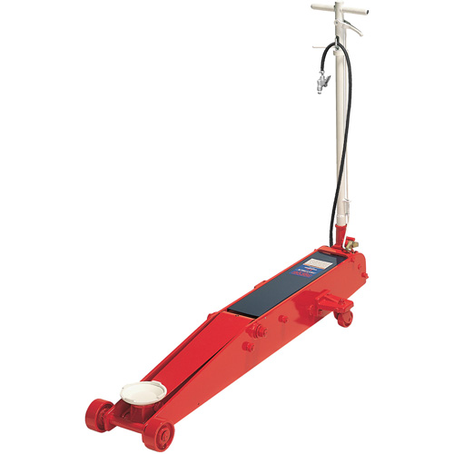 Floor Jack, 5 Ton(s) Capacity, 5-5/8" Lowered, 27-1/4" Raised, Air Hydraulic Sécurité Médic