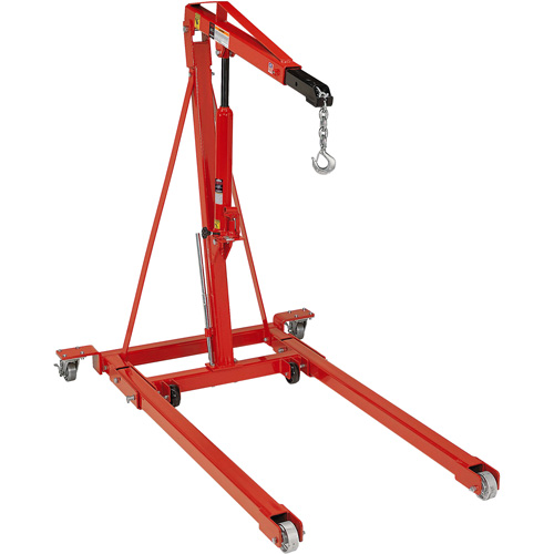 Folding Engine Crane, 2500 lbs. (1.25 tons) Capacity Sécurité Médic