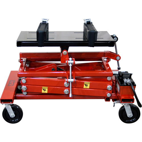 Table &eacute;l&eacute;vatrice pour groupe motopropulseur, 19" lo x 36" la, Capacit&eacute; 2500 lb Sécurité Médic
