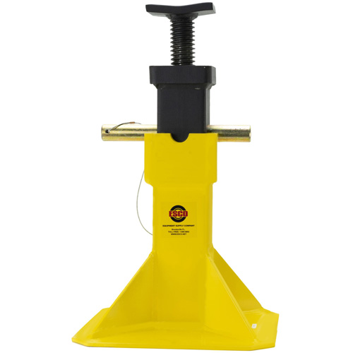 Jack Stands with Adjustable Screw Top Saddle, Locking Pin, 15-1/2" - 20-1/2" H Sécurité Médic