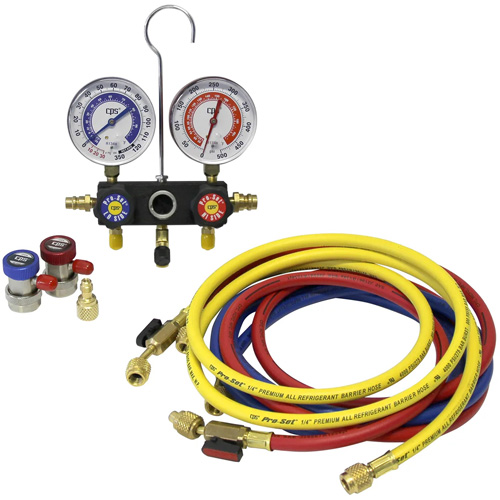 Pro-Set&reg; Manifold Gauge Set Sécurité Médic
