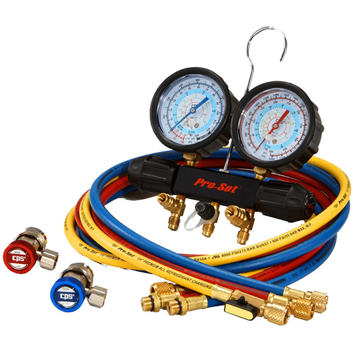 A/C Manifold Gauge Set Sécurité Médic
