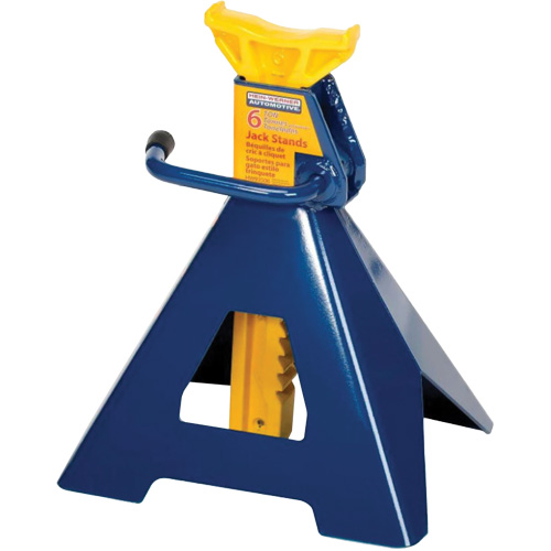 Jack Stand, Locking Handle/Ratchet, 6 tons Capacity, 25-1/4" H Sécurité Médic