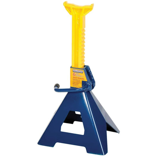 Jack Stand, Locking Handle/Ratchet, 6 tons Capacity, 25-1/4" H Sécurité Médic
