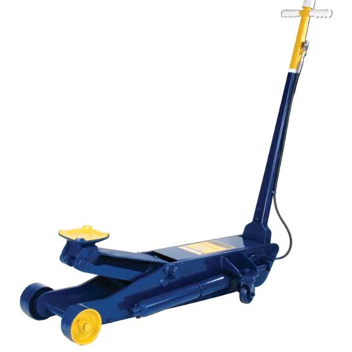 Long Chassis Service Jack, 10 Ton(s) Capacity, 6-3/4" Lowered, 25-1/2" Raised, Air Hydraulic Sécurité Médic