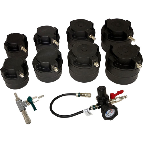 Trousse de test du syst&egrave;me d'air turbo HD avec adaptateur fumig&egrave;ne 10 mcx Sécurité Médic