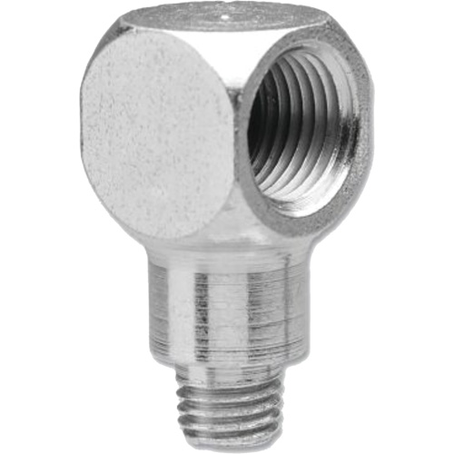 Grease Fitting Adapter with 90-Degree Angle, 1/4"-28 Thread Sécurité Médic