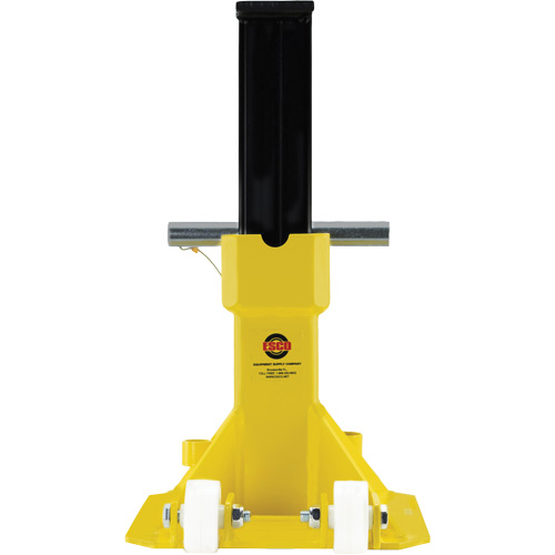 EZ-Wheel Jack Stand, Locking Pin, 22 Tons Capacity, 13-1/2" - 20" H Sécurité Médic