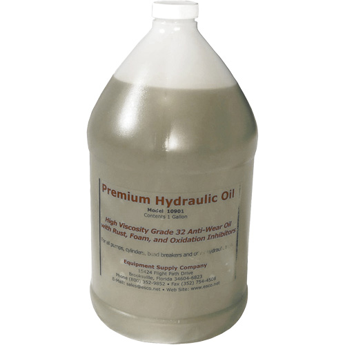 Premium Hydraulic Oil, 1 gal., Jug Sécurité Médic
