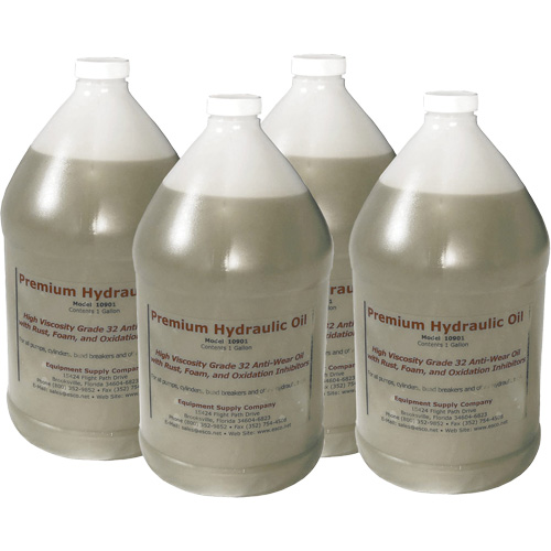 Premium Hydraulic Oil, 4 gal., Jug Sécurité Médic