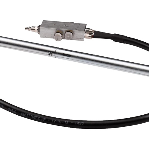 Cric portatif &agrave; 2 &eacute;tapes, 11 tonne(s)/22 tonne(s), Air comprim&eacute;/hydraulique Sécurité Médic