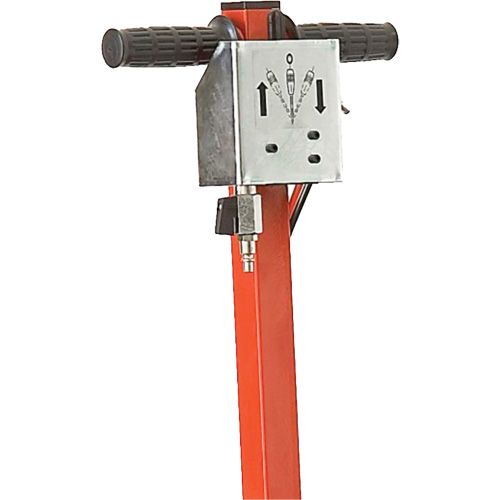 Cric &agrave; 2 &eacute;tapes, 33 tonnes/66 tonnes, Air comprim&eacute;/hydraulique Sécurité Médic