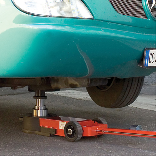 Cric &agrave; 3 &eacute;tapes, 17 tonne(s)/33 tonnes/66 tonnes, Air comprim&eacute;/hydraulique Sécurité Médic
