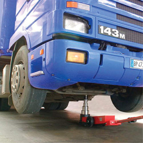 Cric &agrave; 4 &eacute;tapes, 17 tonne(s)/28 tonne(s)/55 tonnes/88 tonnes, Air comprim&eacute;/hydraulique Sécurité Médic