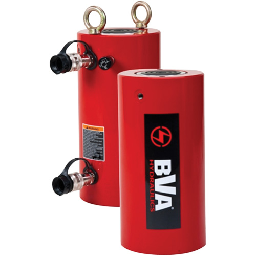 High Tonnage Double Acting Hydraulic Cylinder, 9.84" Stroke, 100 Ton(s) Capacity, 10000 PSI Sécurité Médic