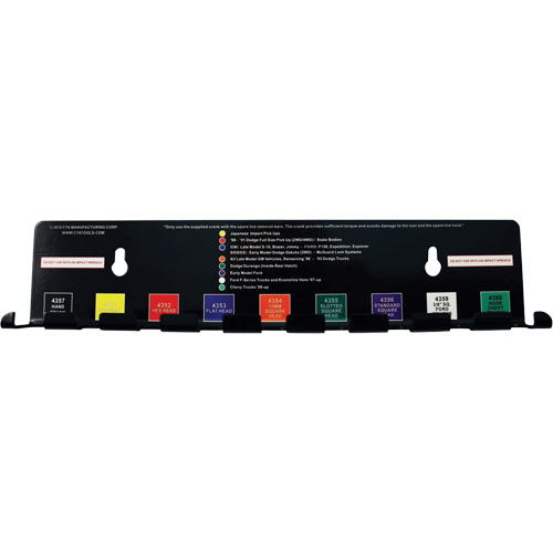 10-Piece Spare Tire Tool Kit Sécurité Médic