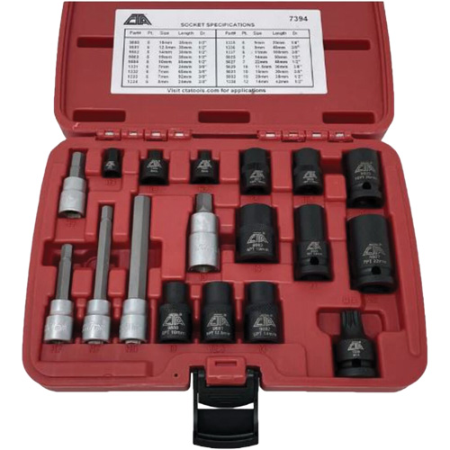 18-Piece Brake Caliper Socket Set Sécurité Médic